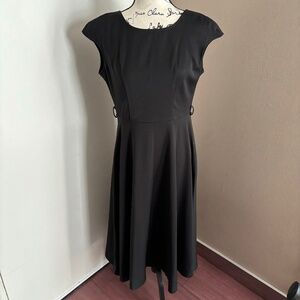 Banyan cap sleeve cotton dress